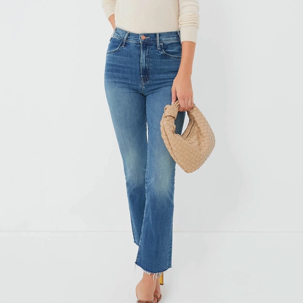 Mother Denim The Hustler Ankle Fray jeans 30 healing jar